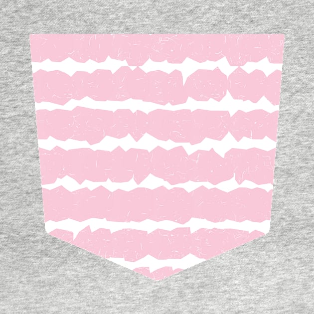 Pocket - Geometric Lines Pink by ninoladesign